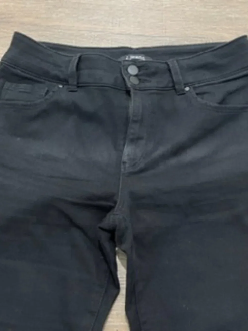 d. jeans black denim jeans Women’s Sz 10 high rise skinny denim pants